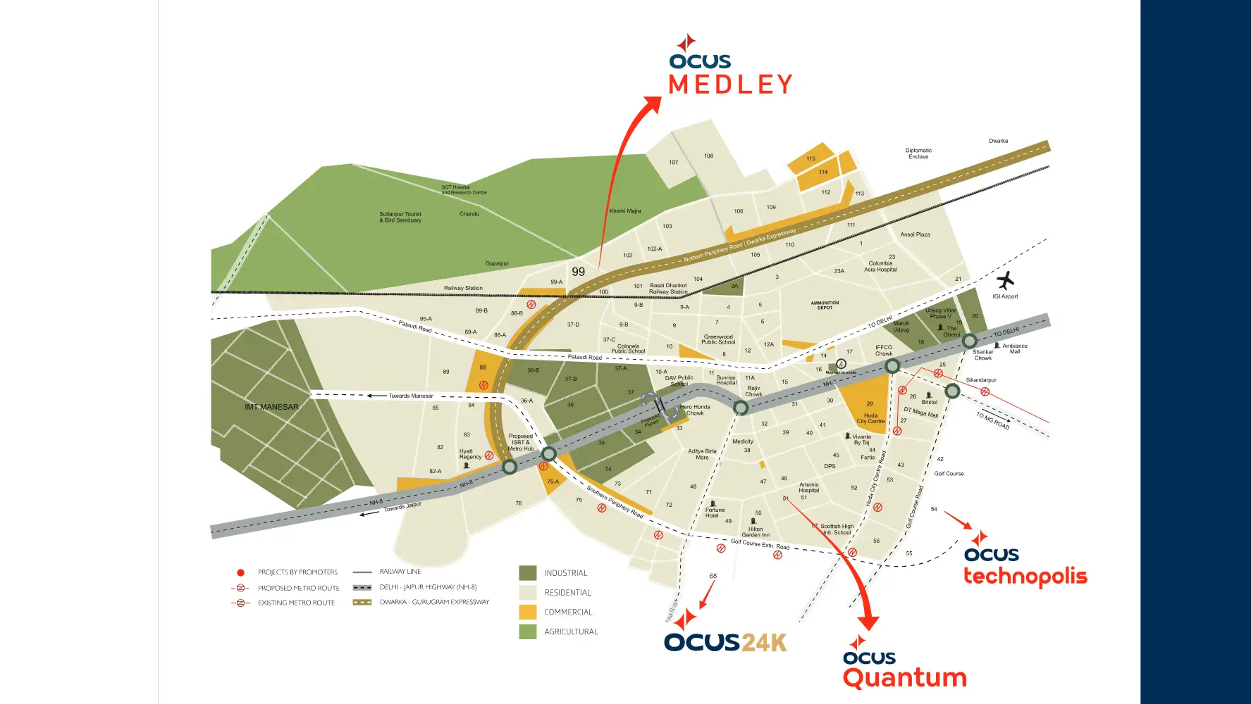 Location Map of Ocus Medley