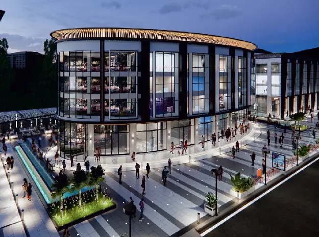 Facade View of BPTP The Oval
