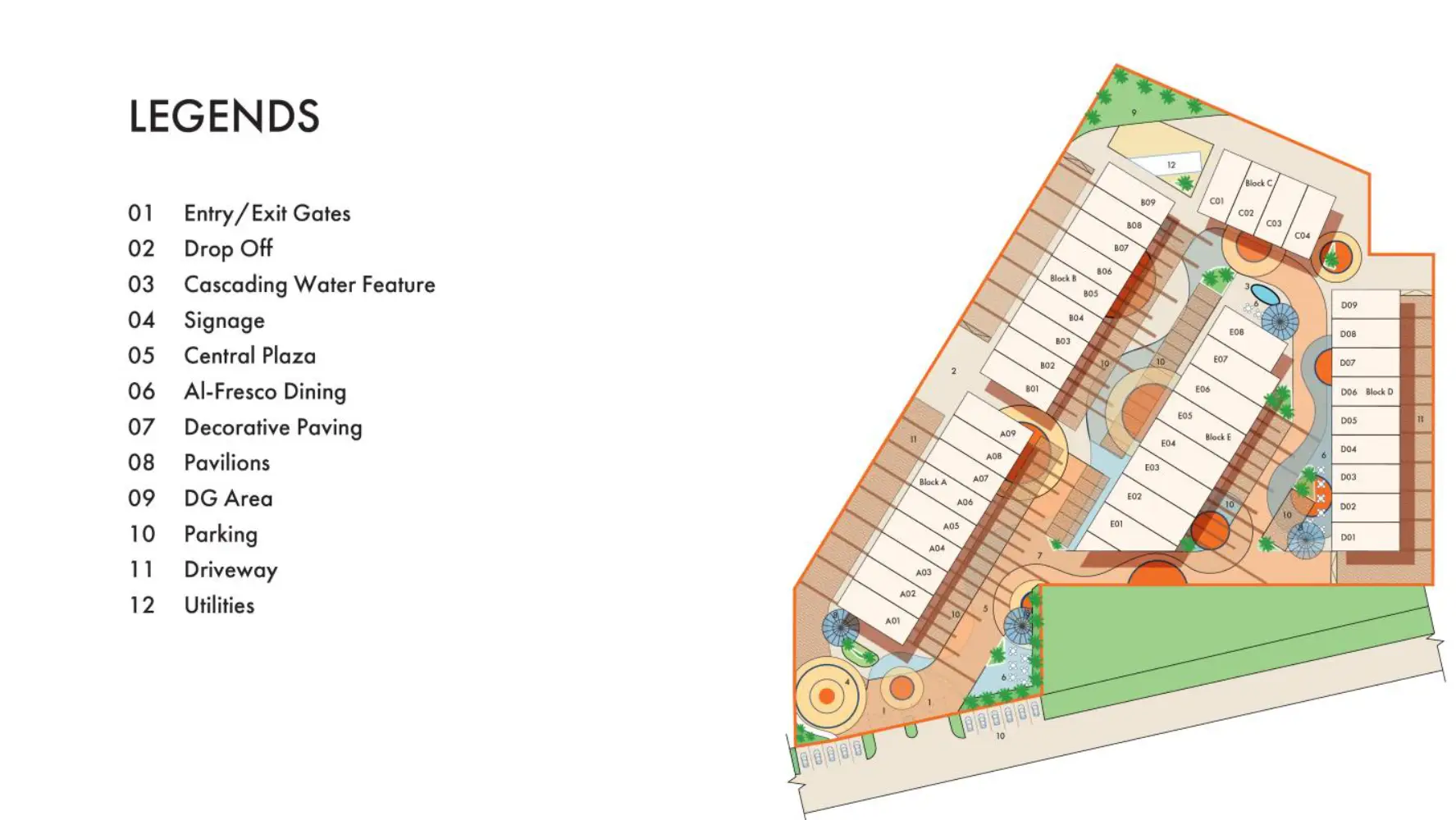 Sitemap of Aarize South Drive