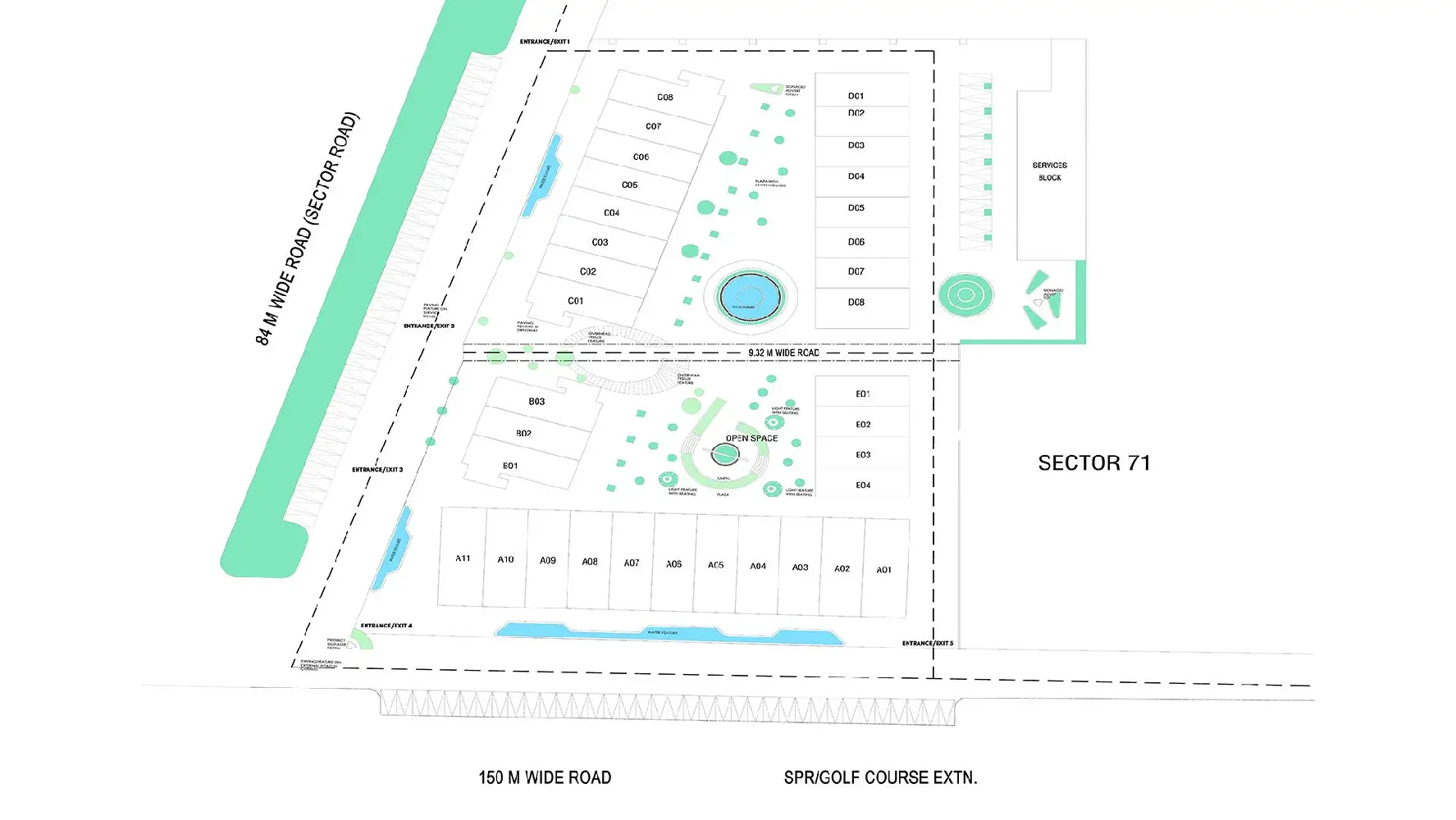 Sitemap of Whiteland Urban Cubes