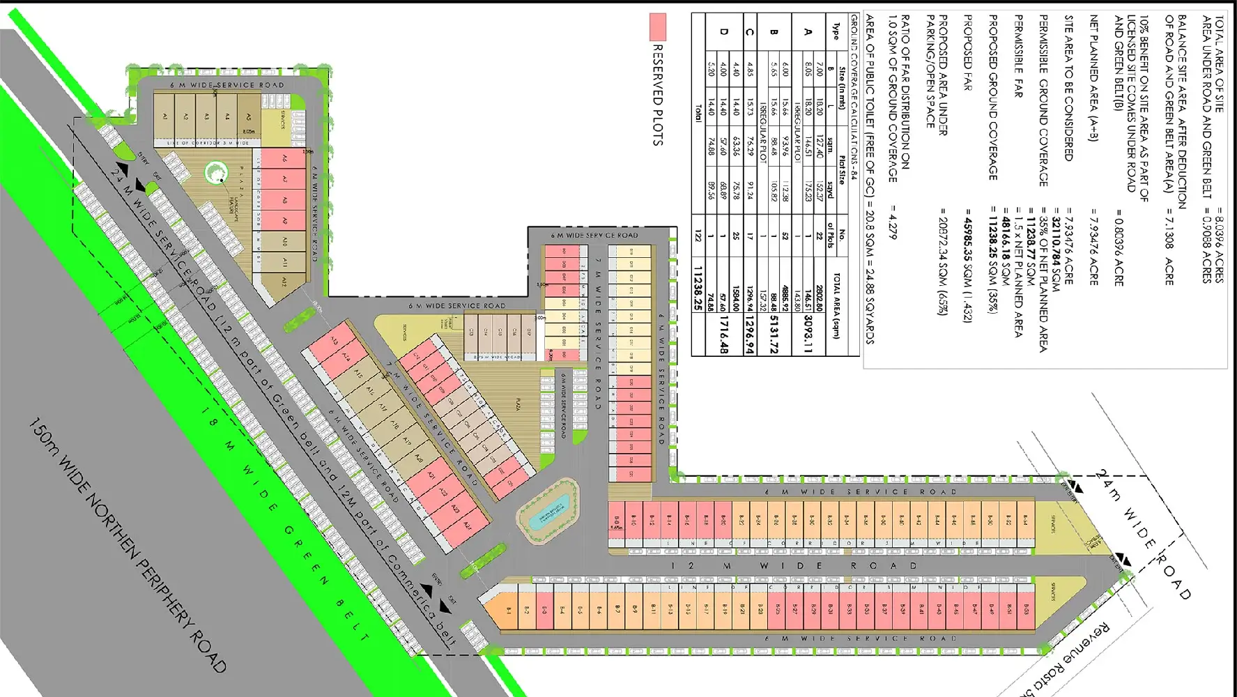 Sitemap of DLF 84