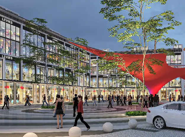 Facade View of Vatika Crossover