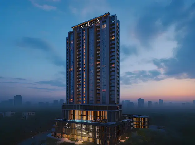 Facade View of Sobha Strada